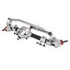 RC Front Axle Assembly Aluminum Stainless Steel Front Portal Axle Assembly with 27T 8T Internal Mounting Gear Rod Mount