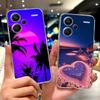 For Xiaomi Redmi Note 13 Pro Plus 5G Phone Case Redmi Note13 13 Pro 13 Pro+ 5G Elegant Floral Cat Soft Silicone Clear TPU Cases
