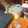 Mother's Day Foil Plated Valentine's Day Gift Simulation Rose Artifical Rose Artifical Flower
