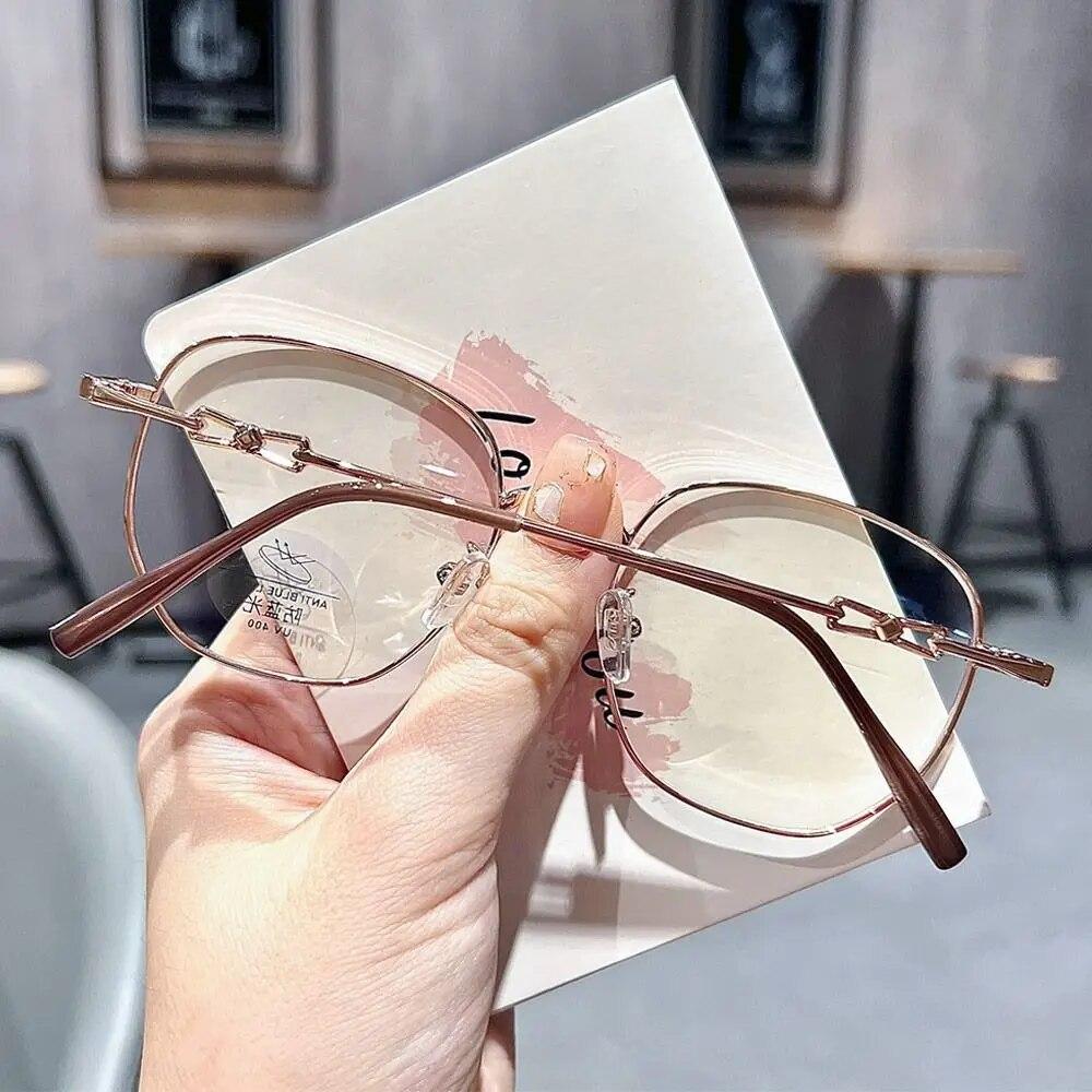 Модные женские дизайнерские очки с блокировкой синего света — фото 6