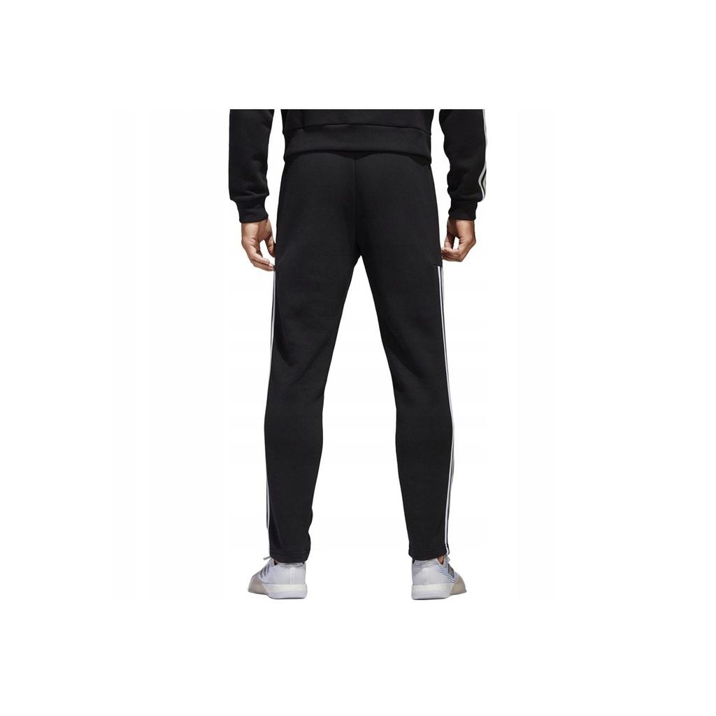 adidas Knit Fleece-Lined Joggers Men Bottoms Black BR4083