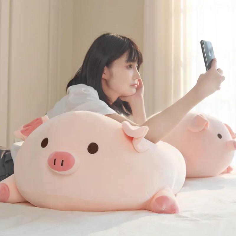 peluches Kawaii Plush Pig Toys Doll Stuffed Animals Soft Plush Fill Pink Pig Pillow Room Sofa Decoration Cushion Birthday Gift