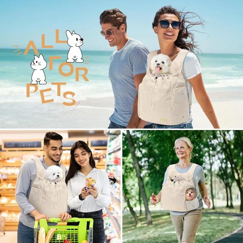 Pet Strap Backpack For Medium/small Cats And Dogs, Outdoor Hiking Pet Bag