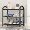 Household Doorstep Shoe Shelf Simple Multi-layer Assembly Shoe Rack Storage Cabinet Dormitory Balcony Shoe Hanger Storage Tool