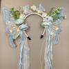 Mid-Autumn Hanfu Fairy Hair Clip - Women's & Children's Ancient Style Floral Tassel, Sweet Accessory for Girls