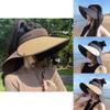 Stylish And Trendy Wide Brim Sun Hat For Women With Uv Protection For Summer 2024