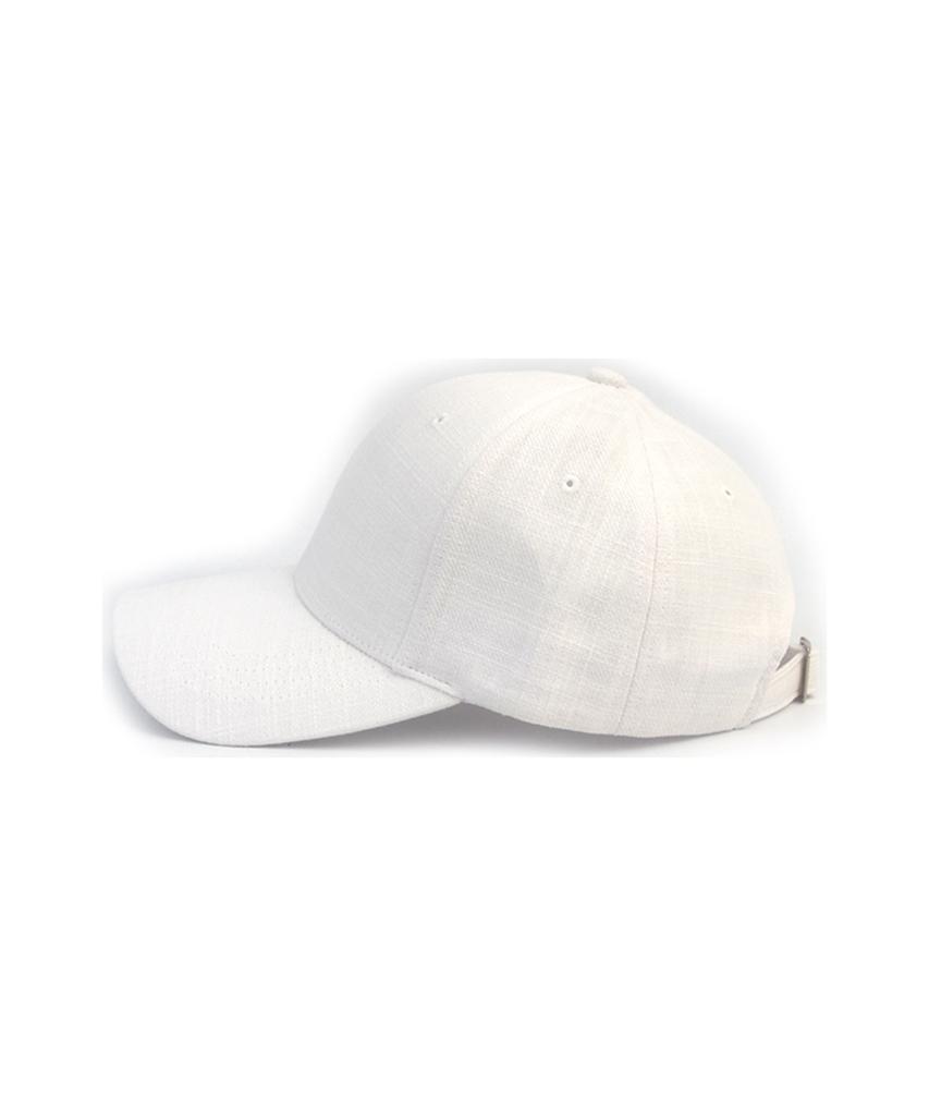 Yunibeosyeolkemiseuteuli Linen Muji White Ballcap Linen Hat