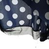 Coccapani Made In Italy Dot Pattern No Sleeve Knee-length Dress L Navy Women Used
