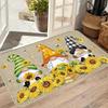 Christmas Carpet Sunflower Doormat Living Room Carpet Rug For Bedroom Welcome Mat Outdoor Carpet Christmas Decoration