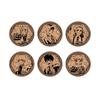 Dr. STONE 01 5th Anniversary Ver. [Original Illustration] Cork Coaster Box of 6