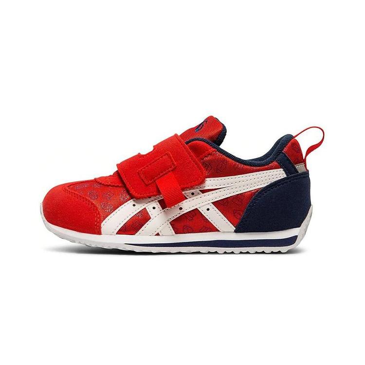 

Asics Idaho Low top Kids Running Shoes Red Blue Children Aged 3 7 Years Old 1144A023-600 29.5