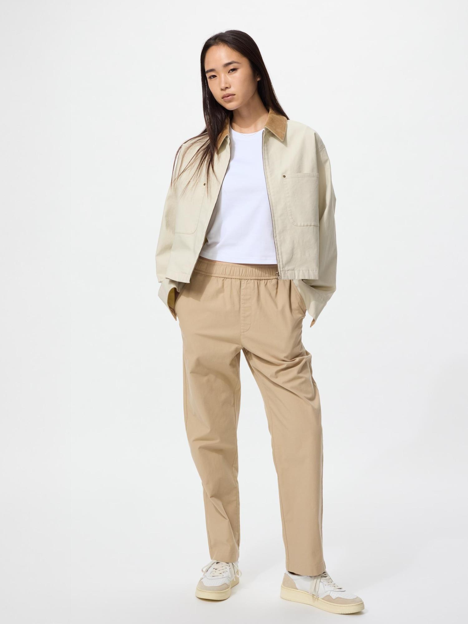 

Uniqlo Хлопковые брюки-чиносы длиной до щиколотки Длина штанины от 66 до 68 см Длинная длина 31 BEIGE/WOMEN S