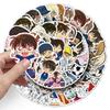 50pcs Detective Conan Stickers Cute Cartoon Graffiti for Scrapbooking Phone Back Water Cup Decoration