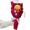 1 Stück Häkel-Blumenstrauß, Efun Handgemachter Sonnenblumen-Gänseblümchen-Strauß Valentinstag Jubiläum Hochzeit Muttertag Geburtstagsgeschenk