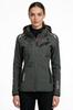 Dámská softshellová bunda Geographical Norway Reine Šedá/Černá Lady 007 (WU6099F/GN Šedá/Černá)