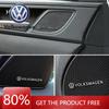 Dla VOLKSWAGEN VW 4 szt. 3D aluminiowy znaczek emblemat naklejka na głośnik stereo do VW Volkswagen Golf Polo Passat Touran Acces