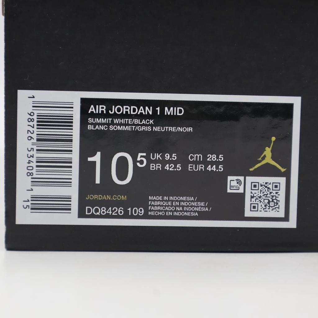 DQ8426-109 Nike Air Jordan 1 Mid Summit White Neutral Grey (Men's)