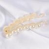 Headwear Girls Women Hairpins Geometric Banana Hair Clips Hair Claws Pearl Barrettes Hair Crabs
