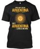 Argentina Lives In Me I May Not Live But TTshirt Made In the USA Size S To 5XL