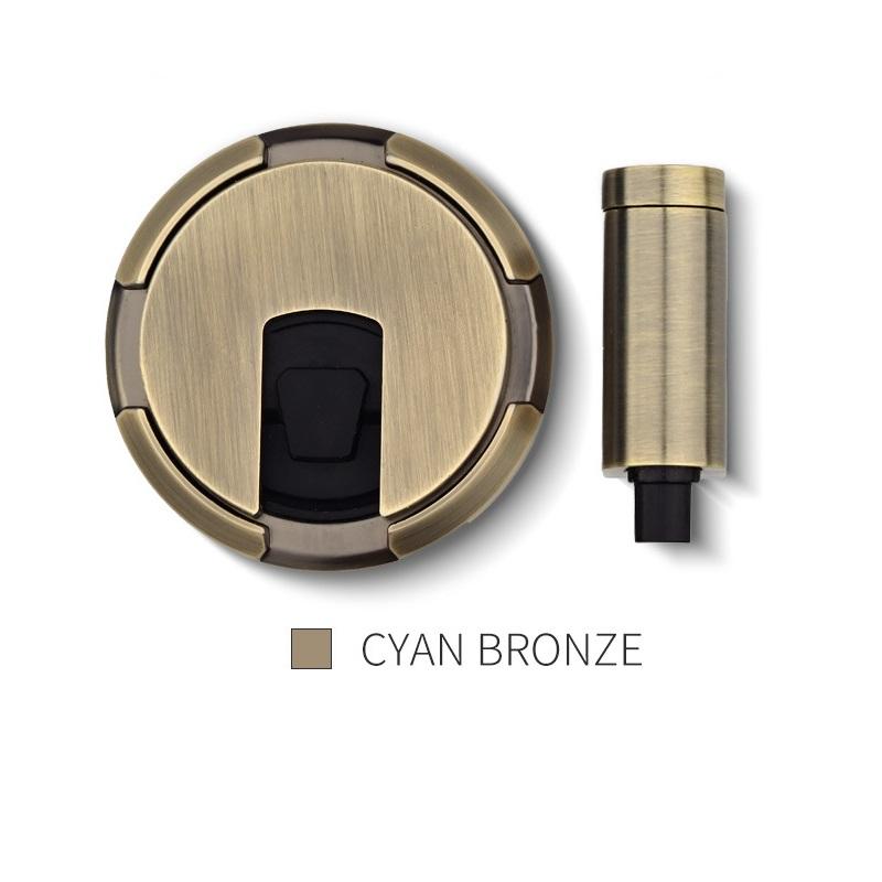 No Magnetic Mechanical Floor Door Stopper Holder, Windproof Double no - Hole Design, Suitable for Door Heights 5-20mm from Floor