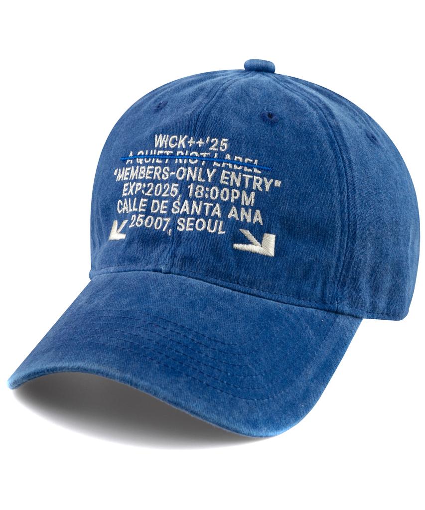 Wig 25007 Seoul Stone Washed Ball Cap