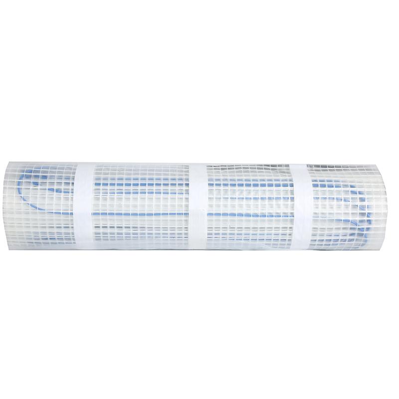 230V 150W/M2 Electric Radiant Underfloor Dual Core Heating Fibreglass Mesh Mat Kit System For Tiles Ceramic Porcelain Stone