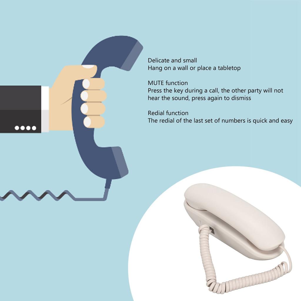 Nástěnný telefon Multifunkční Velká tlačítka     Funkce Pevná linka Nástěnný telefon pro   Hotel