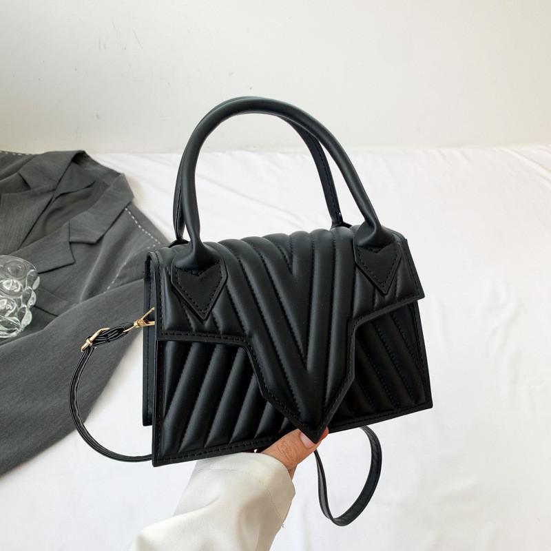 

Elegant And Soft Pu Leather Small Box Bag For Women Trendy Summer 2023 Handbag чёрный