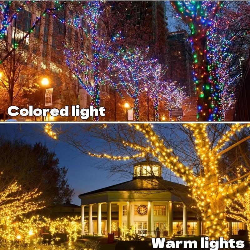 7M Solar String Lights LED Waterproof 8 Lighting Modes for Courtyard Garden Tree Party Christmas Halloween Decorations