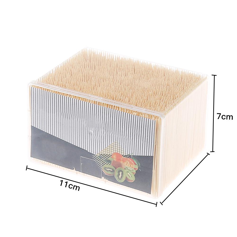 3500 unids/caja palillo de dientes de bambú de madera Natural desechable para el hogar, restaurante, productos de Hotel, herramientas de hilo dental