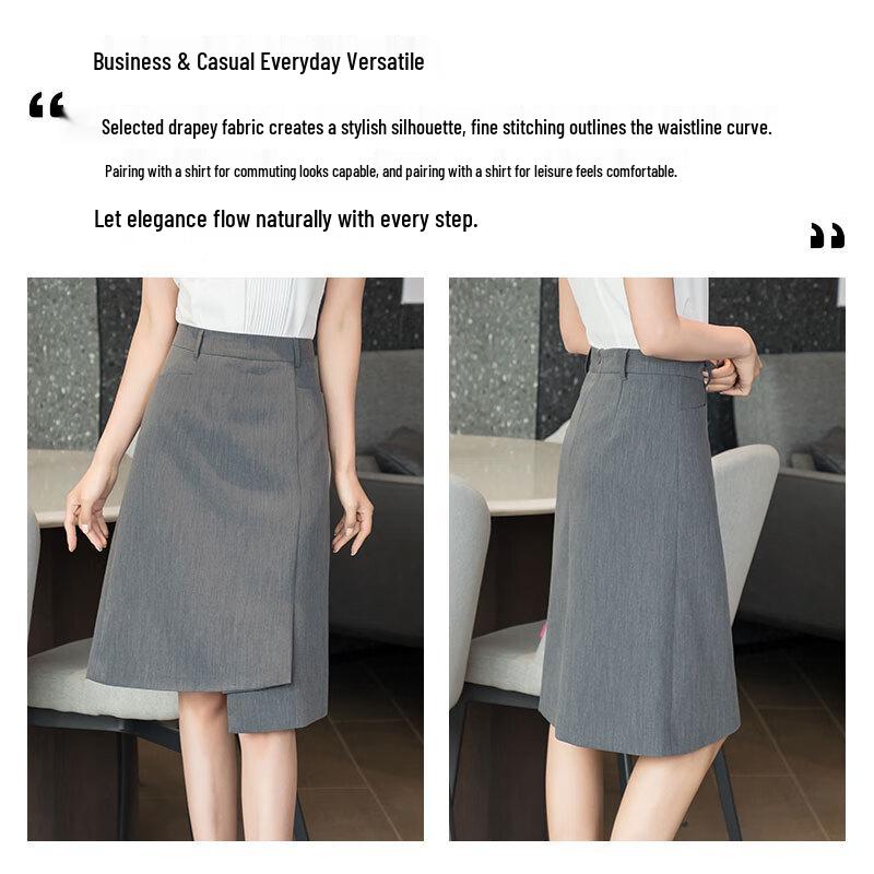 Women's High-Waisted Professional Skirt