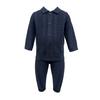 Pretty Green Baby Boys Cable Knit Long Pyjama Set