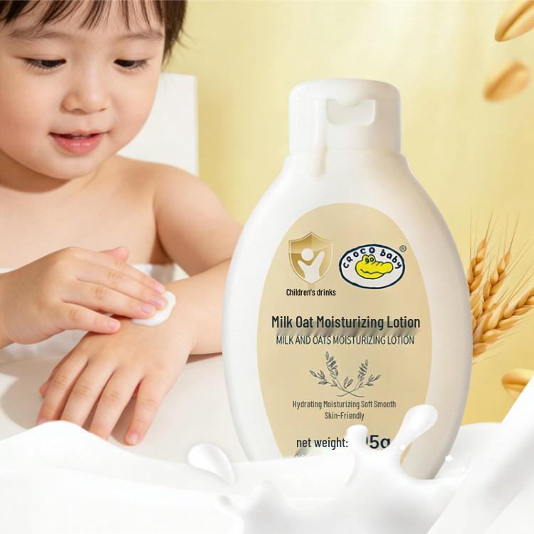 Face-Safe Crocodile Baby Oat Lotion: Gentle, Non-Irritating Moisturizing for Kids