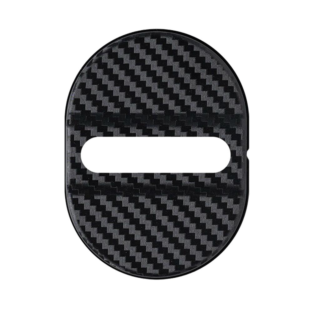 Universal Car Door Lock Protective Cover 4PCS Self-adhesive Door Decorative Car Anti Lock Car S H1W7