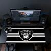 Las Vegas Raiders Mauspads, Große Gaming-Schreibtischmatte, Rutschfestes XXL-Mauspad für Laptop & Tablet, Mini-PC-Spielmatte mit genähten Kanten