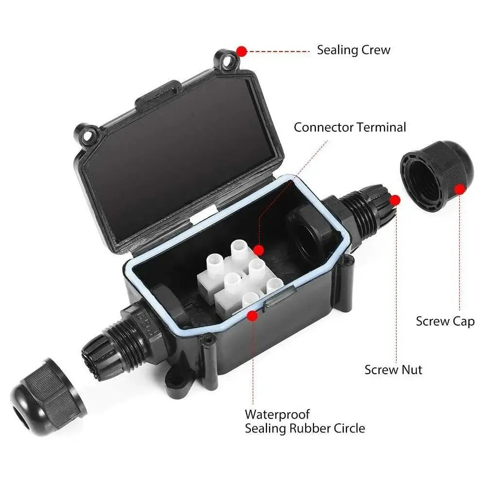 High Quality Durable Waterproof Junction Box Case Cable Connector Electrical Cable Wire Connector Electrical Wire Terminal Case
