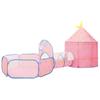 Play Tent with 250 Balls Pink 301 x 120 x 128 cm