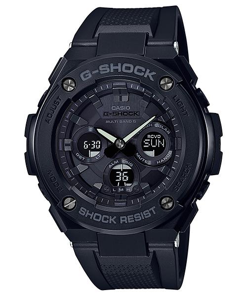 Casio Men's Stainless Steel 200M Water Resistant Analog Shock Resistant Quartz Watch GST-W300G-1A1