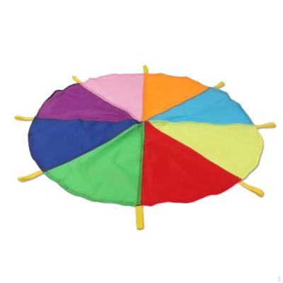Çocuklar Paraşüt Renkli Şemsiye Duyusal Gelişim Açık Hava Oyunları Eğitim Oyuncağı için
