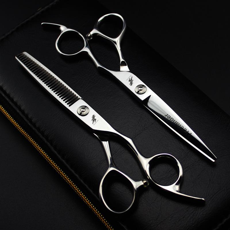 XMQ-01 Classic Hairdressing Scissors Set: Barber Shears, Straight & Thinning Scissors for Hairstylists