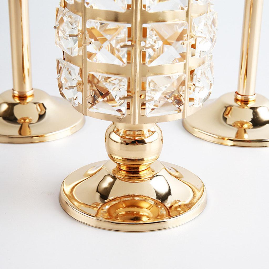 Candelabru elegant din cristal suport lumânare piesă centrală petrecere sfeșnic decor casă
