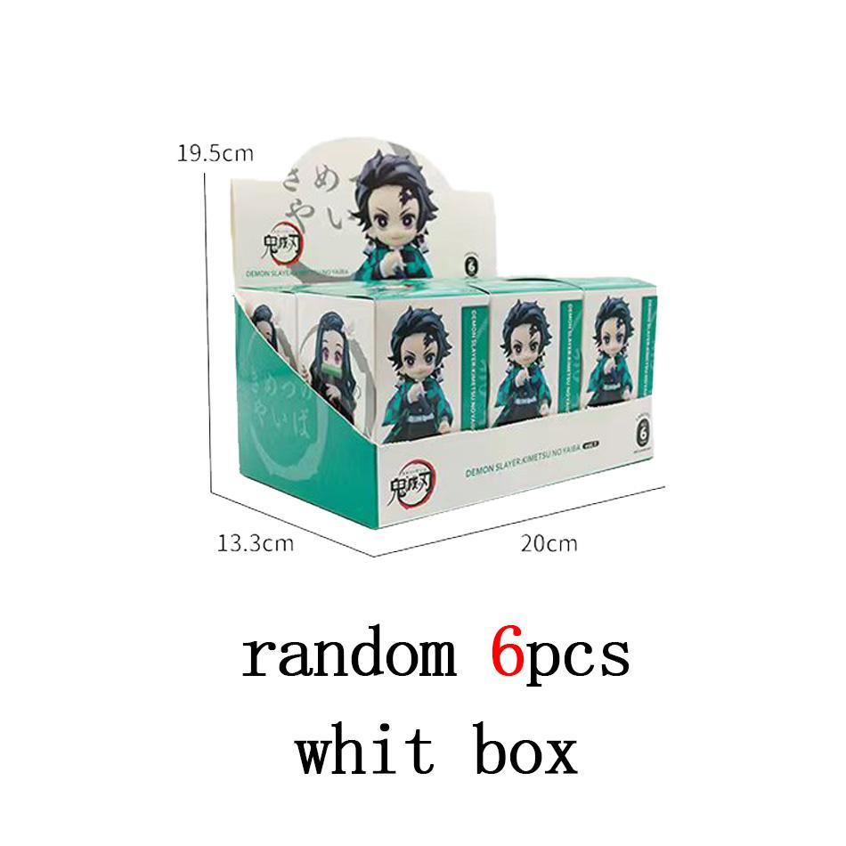 Demon Slayer Anime Figure angel Blind Box Kamado Nezuko Kochou Shinobu Figure Kimetsu No Yaiba Tsuyuri Kanawo Model Doll Toys
