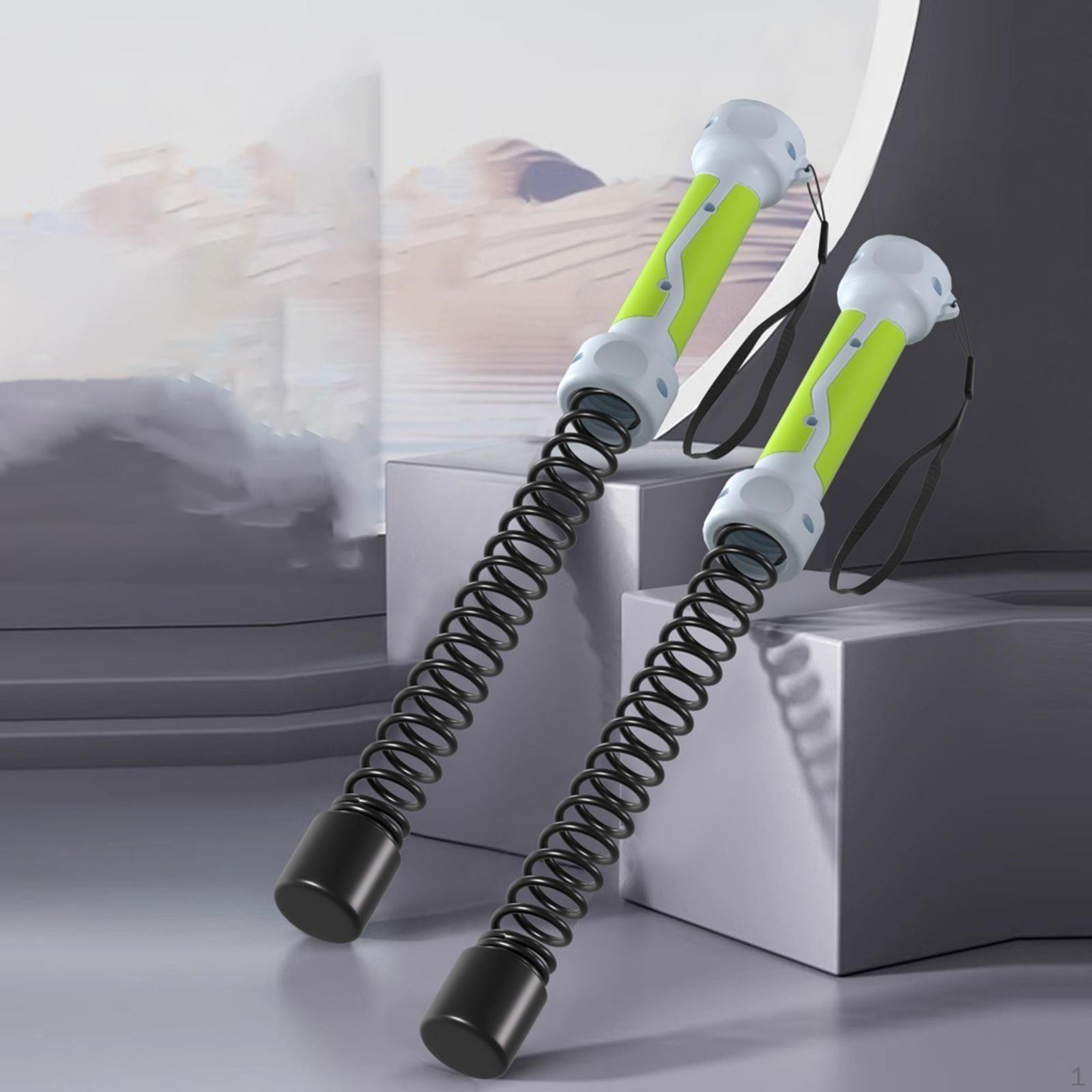 

2 Pieces Fitness Battle Ropes Muscle Building Multipurpose Physical Training Green рожевий