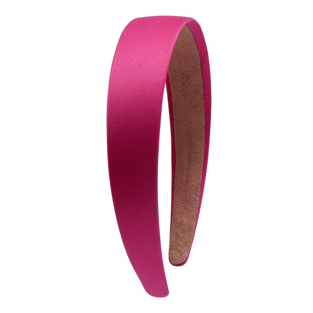 Colorful Satin Wide-brimmed Headband Retro Handmade DIY Hairpin Women's Simple Headband Hair Accessories