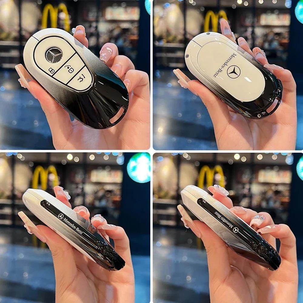 2025 Hot For Mercedes Benz Alloy Car Smart Key Case Cover Shell for Mercedes Benz A B C E GL S GLA GLK CLS Class AMG W204 W205 W