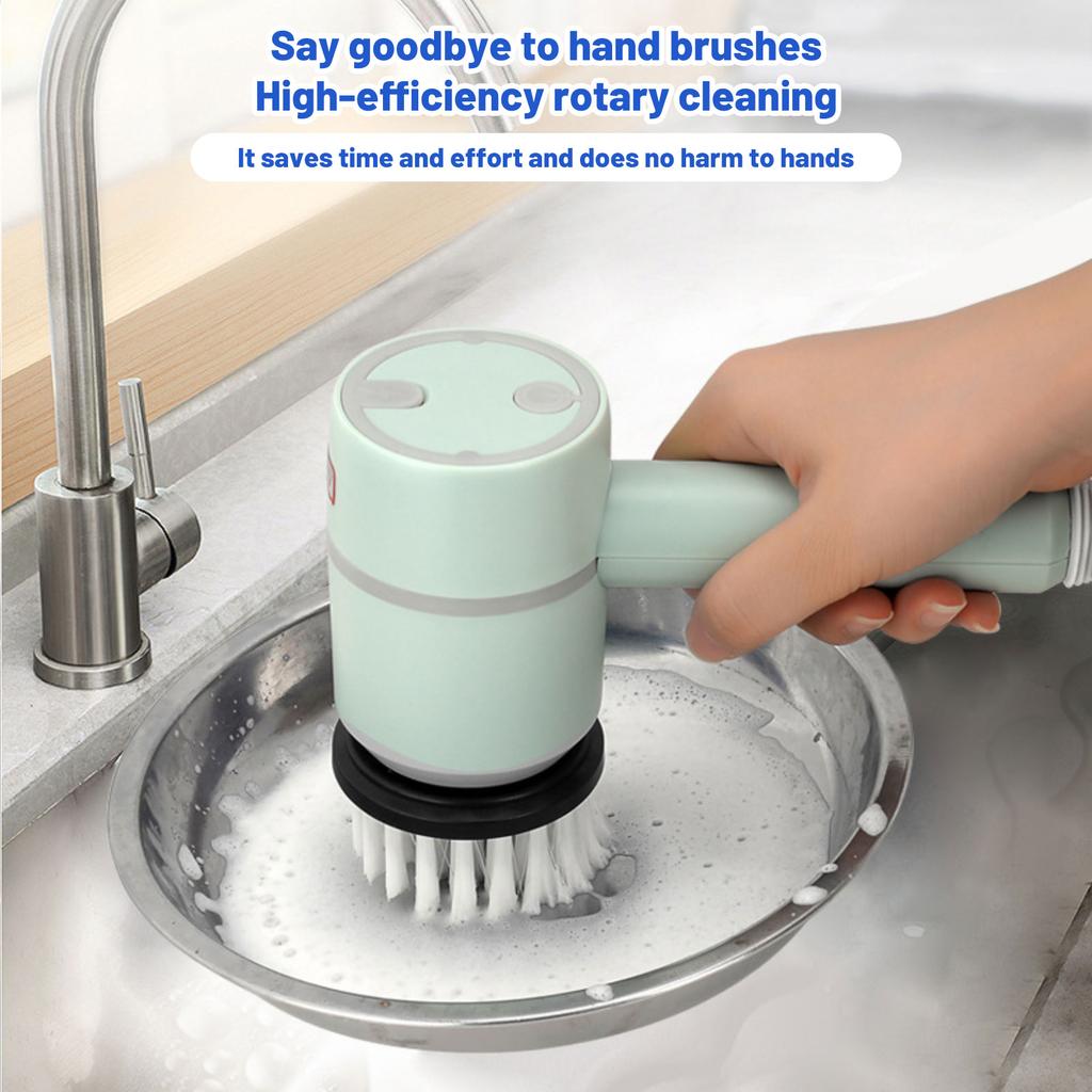 Multifunctional Electric Cleaning Brush, Household Toilet Cleaning Tool, Handheld Kitchen Cleaning Brush, Cordless Convenient Dishwashing Brush