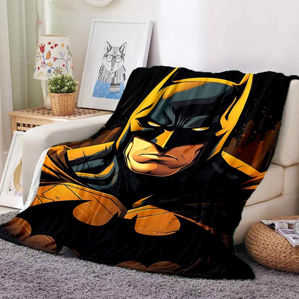 1pc Batman, Cape Flannel Throw Blanket Soft, Warm & Cozy for Couch, Bed, Office, and Travel Versatile All Season Gift, Christmas present