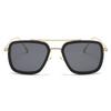 Retro Sunglasses Classic Men Metal Square Sun Glasses Vintage UV400 Gafas De Sol Unisex Fashion Eyewear for Women