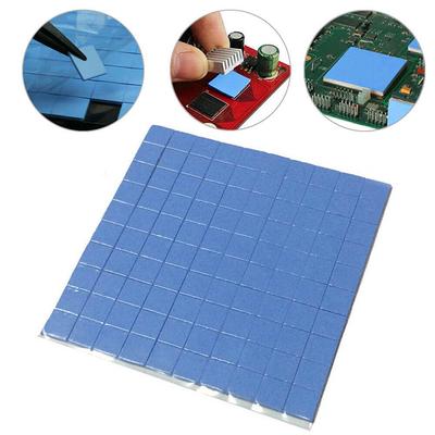 Modrá 100Mmx100Mmx1Mm Gpu Cpu Chladič Tepelně vodivá silikonová podložka