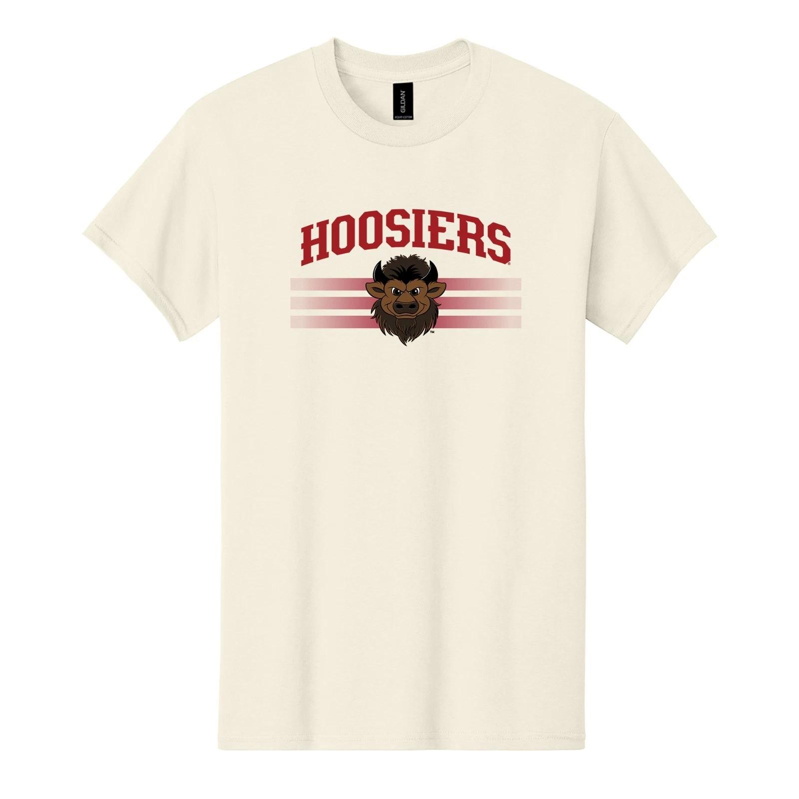 Indiana Hoosiers Dynasty Logo Bison T-Shirt M